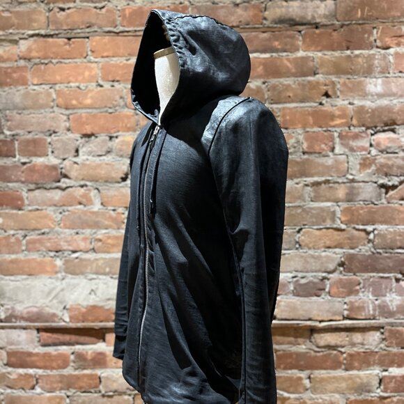 11 by Boris Bidjan Saberi waxed coated panel hooded zip - Picture 3 of 9